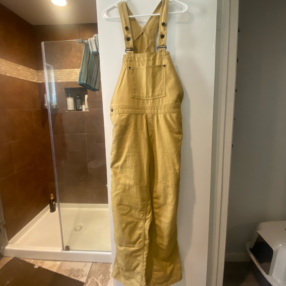 Patagonia women’s all season hemp canvas bib overalls
